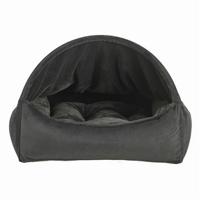 Galaxy Dream Fur Canopy Dog Bed