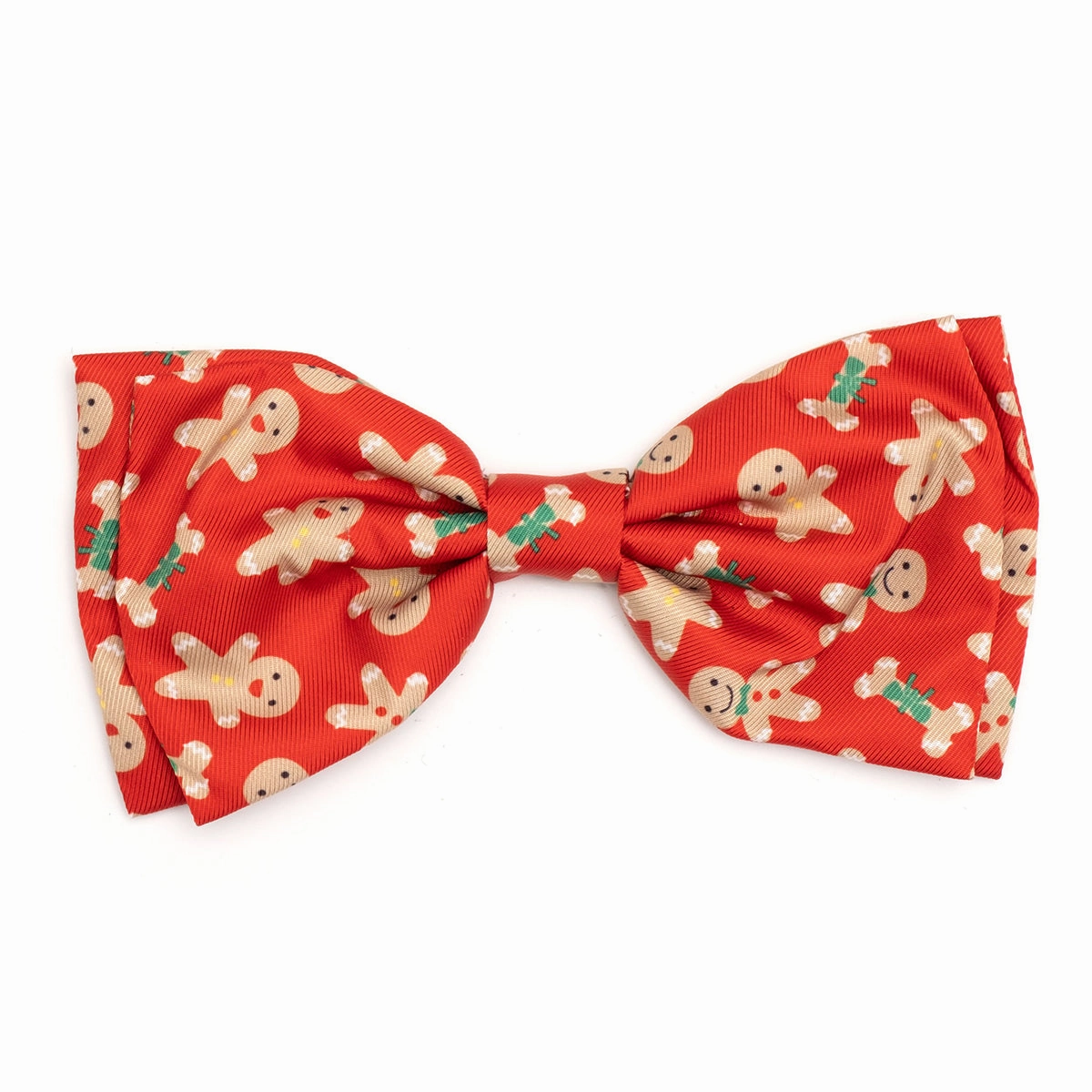 Gingerbread Bones Dog Bow Tie