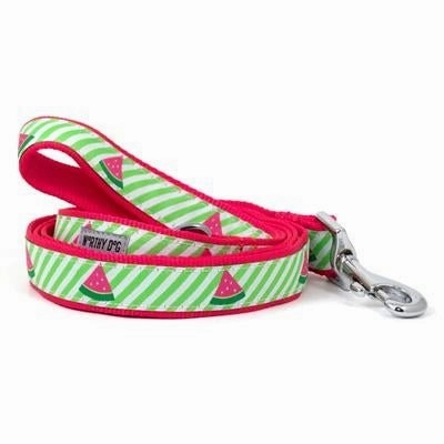 Green Stripe Watermelon Collar and Lead Collection