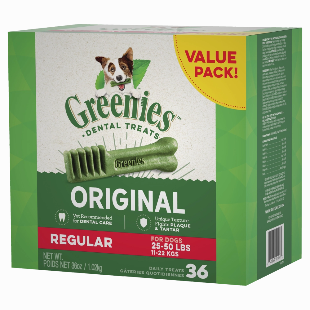 GREENIES - Original Value Pack Regular Dog Treat (1kg)