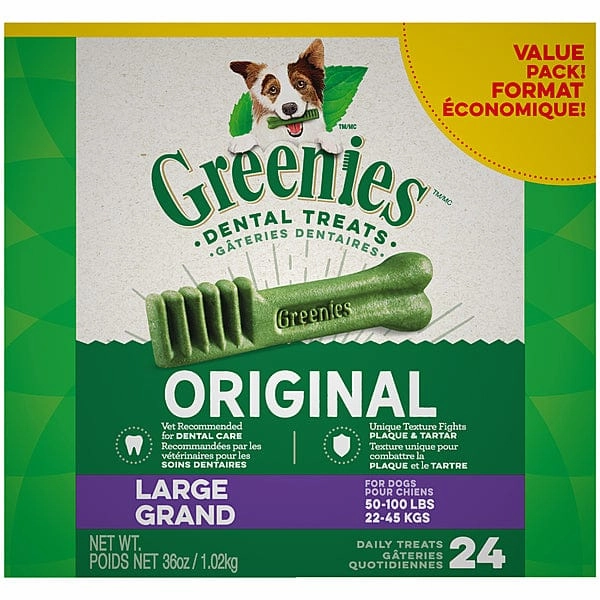 Greenies Original Large Dog Dental Treats