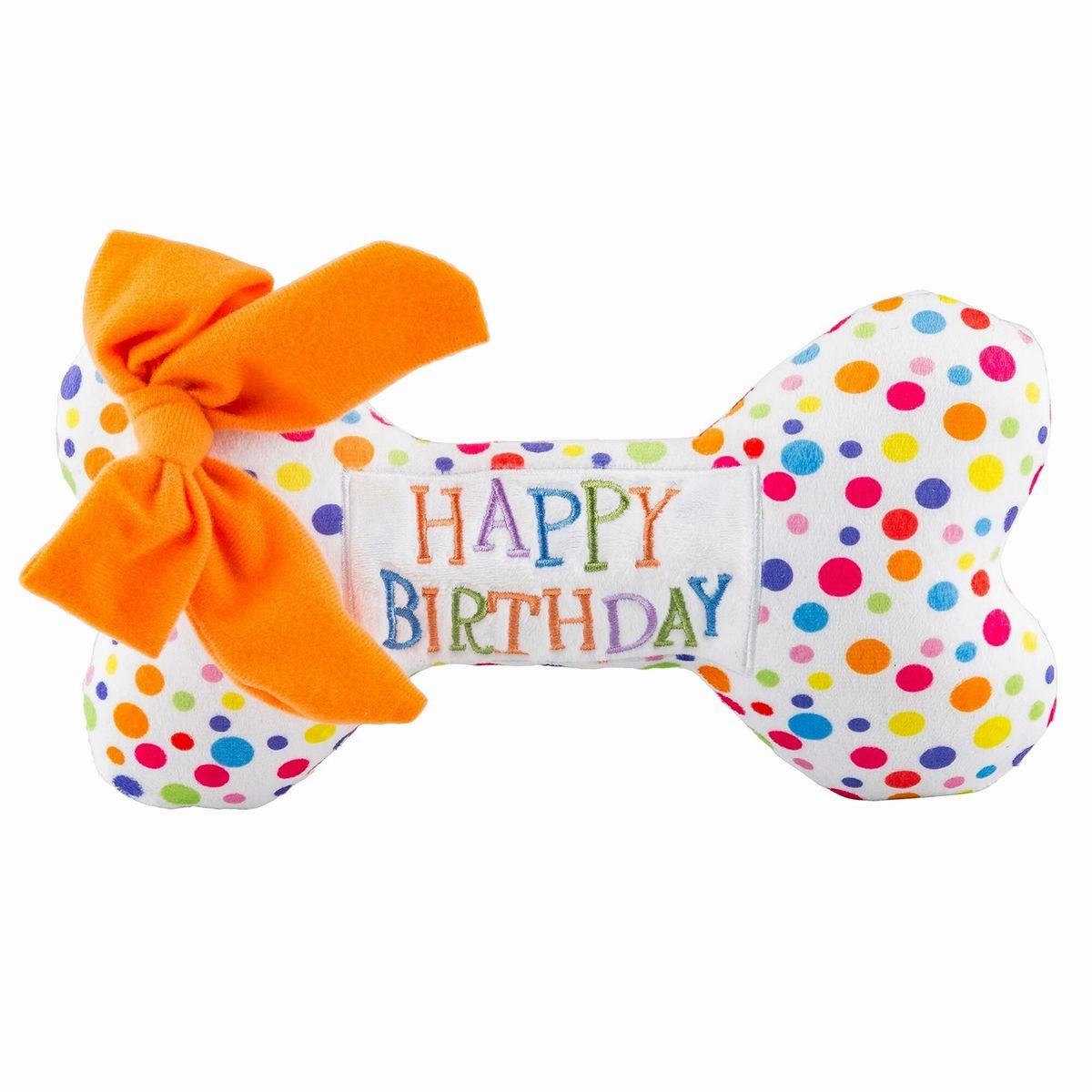 Happy Birthday Bone Dog Toy