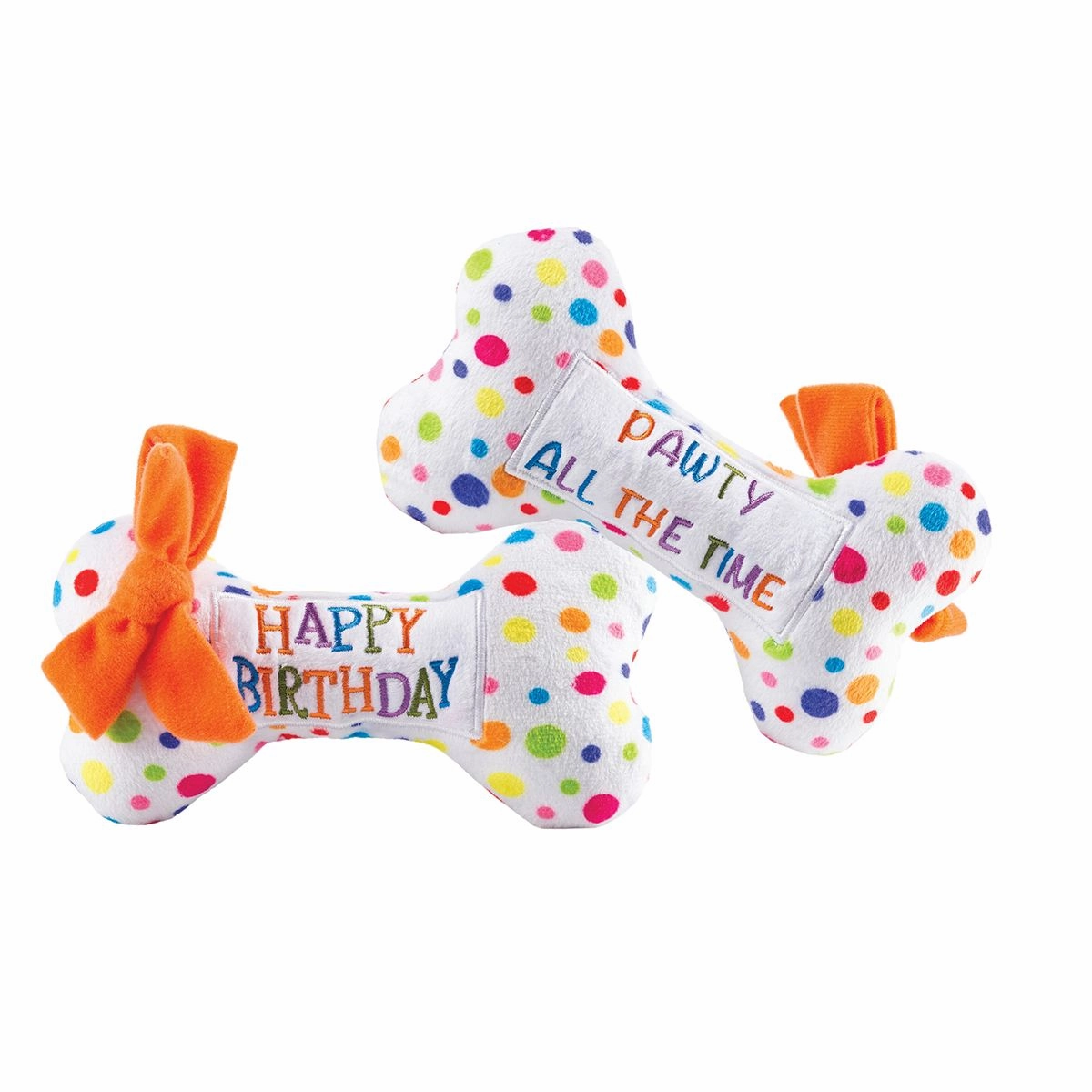 Happy Birthday Bone Dog Toy