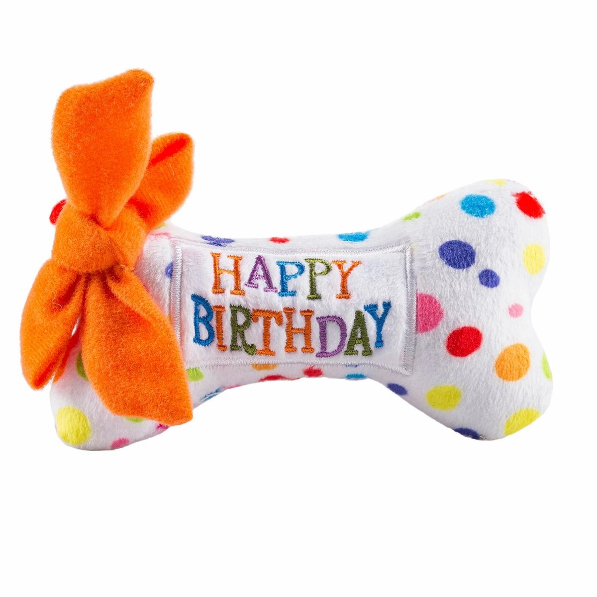 Happy Birthday Bone Dog Toy