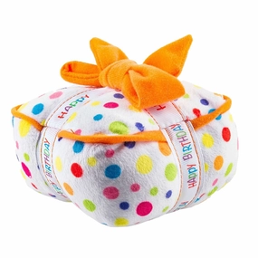 Happy Birthday Gift Box Dog Toy