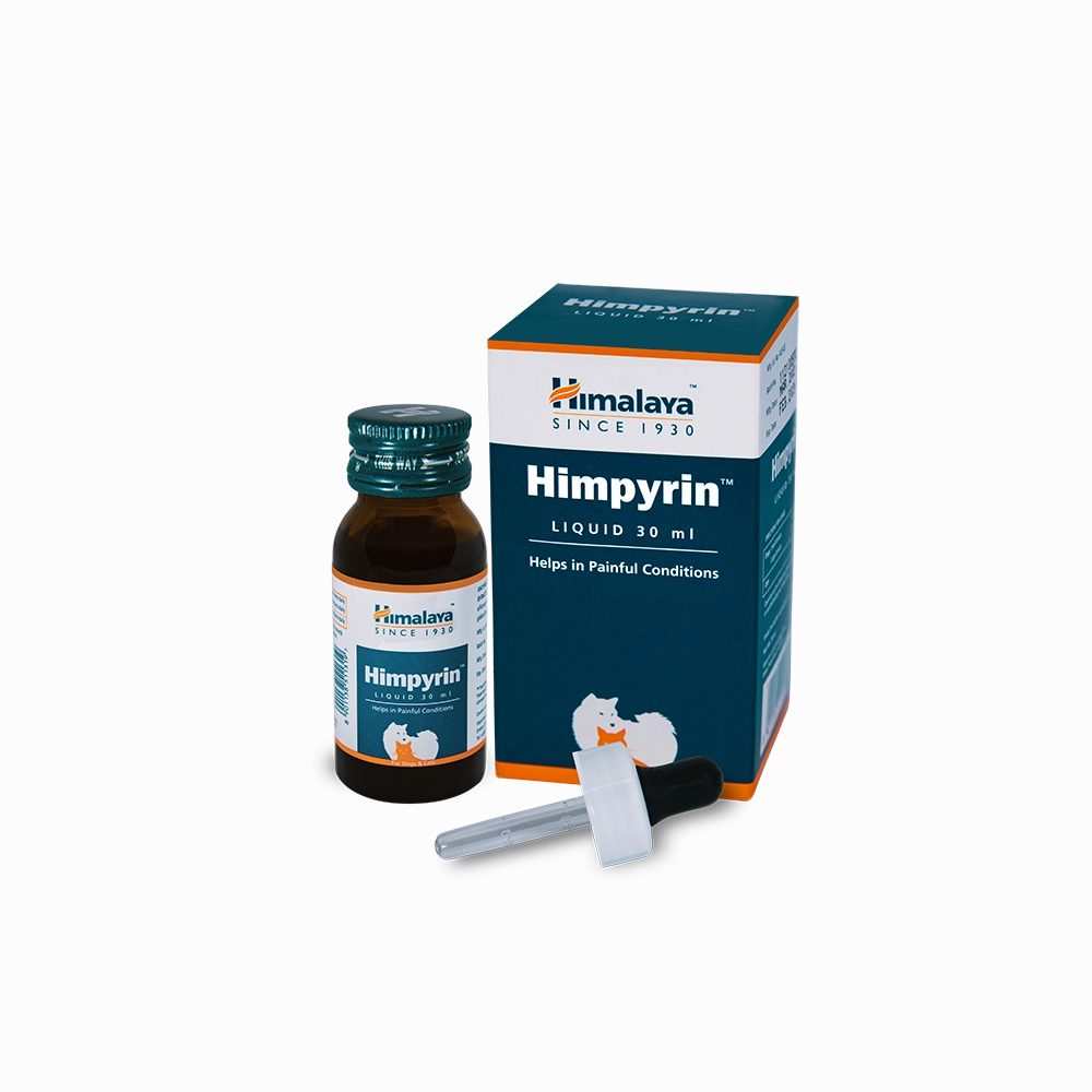 Himalaya Himpyrin Liquid Pain Relief & Anti-Inflammatory for Dogs & Cats 30ml
