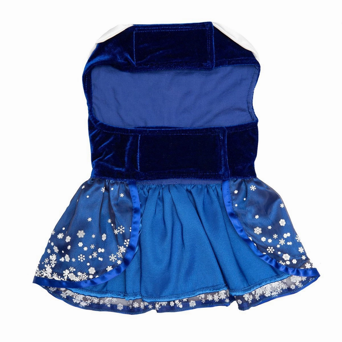Holiday Dog Harness Dress Snowflakes