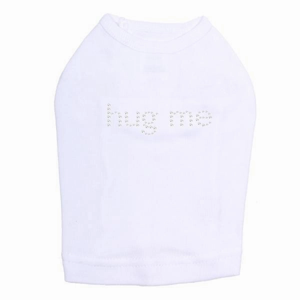 Hug Me Rhinestone Dog Tank