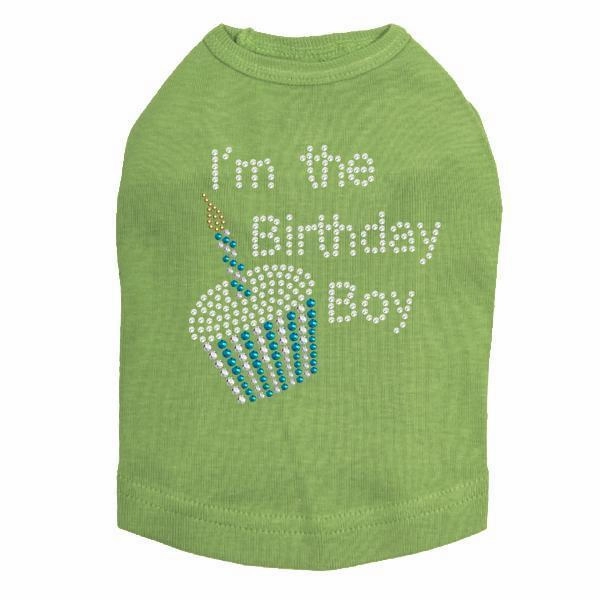 I'm The Birthday Boy Rhinestone Dog Tank