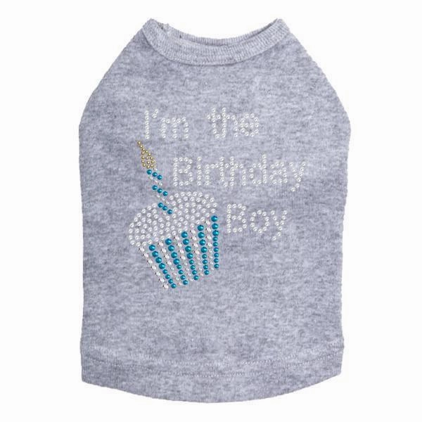 I'm The Birthday Boy Rhinestone Dog Tank