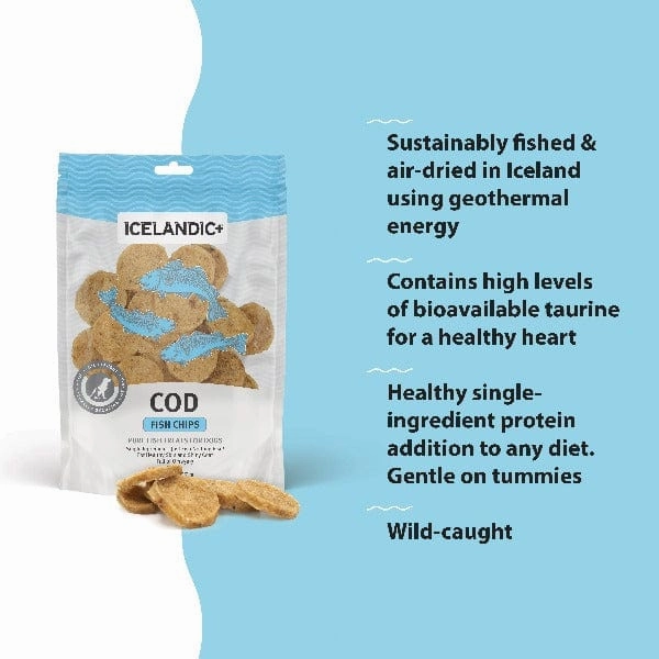 Icelandic  Cod Fish Chips Dog Treats (SPECIAL ORDER ITEM)