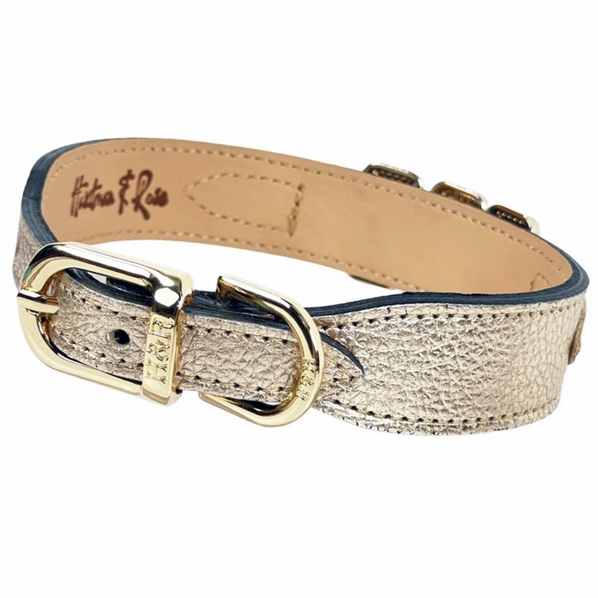 Imperial Collection Dog Collar Metallic Gold/Fuchsia/Gold