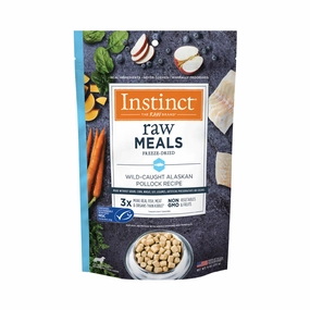 Instinct The Raw Brand Dog Raw Meals Freeze-Dried Wild-Caught Alaskan Pollock Recipe 9oz