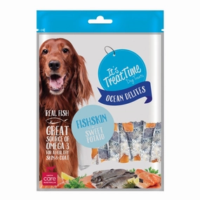 It's Treat Time Ocean Delites Fishskin & Sweet Potato