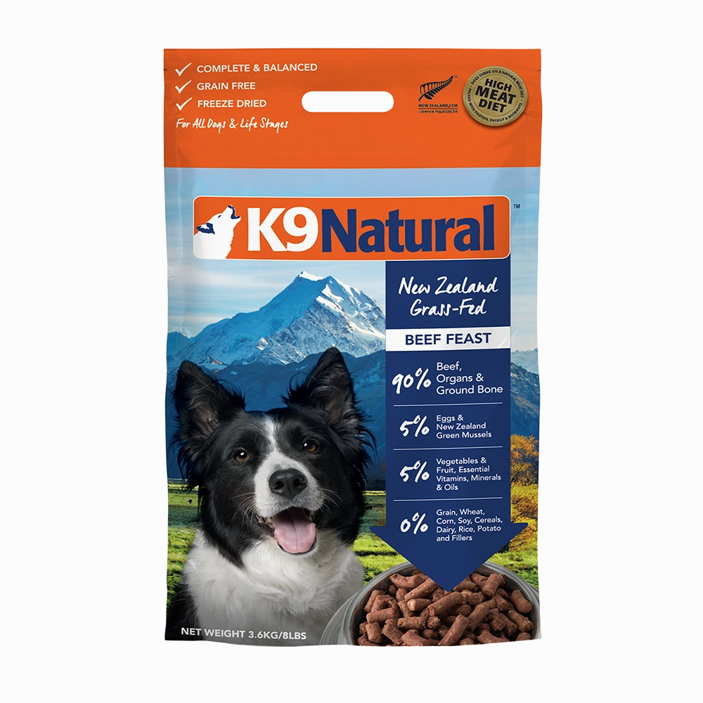 K9 Natural Dog Freeze Dried Beef 3.6kg