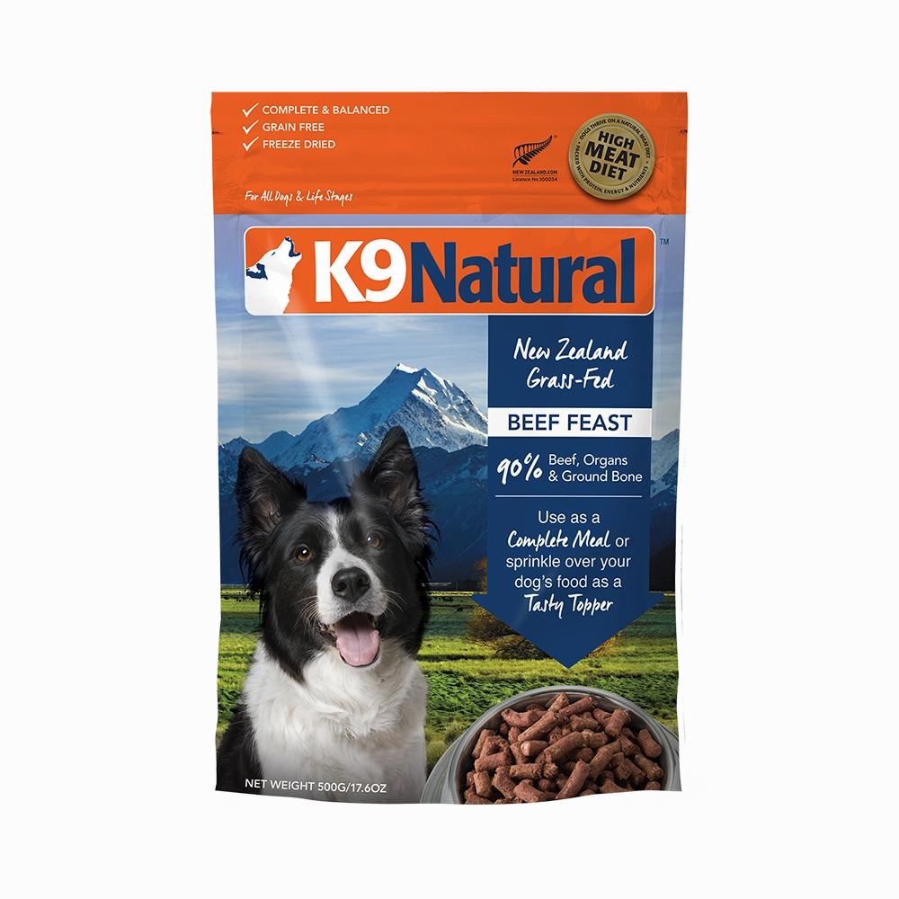 K9 Natural Dog Freeze Dried Beef 500g