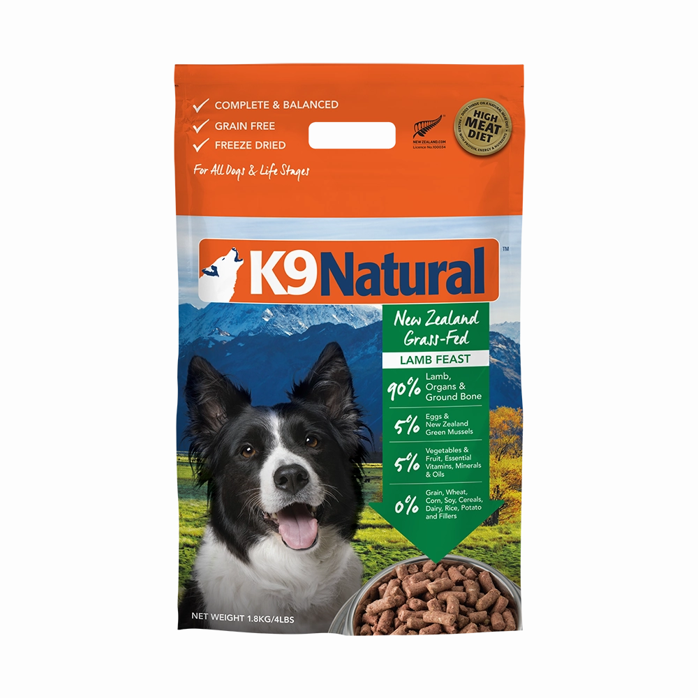K9 Natural Dog Freeze Dried Lamb 1.8kg