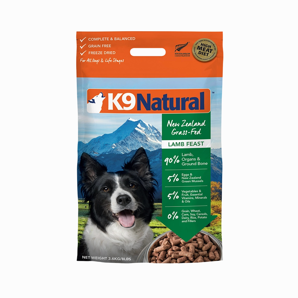 K9 Natural Dog Freeze Dried Lamb 3.6kg