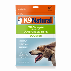 K9 Natural Dog Freeze Dried Lamb Green Tripe Booster 200g ( EXPIRY 19 JUN 2025 )