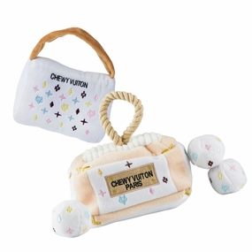 Keep Calm And Chewy Vuiton Dog Toy Bundle