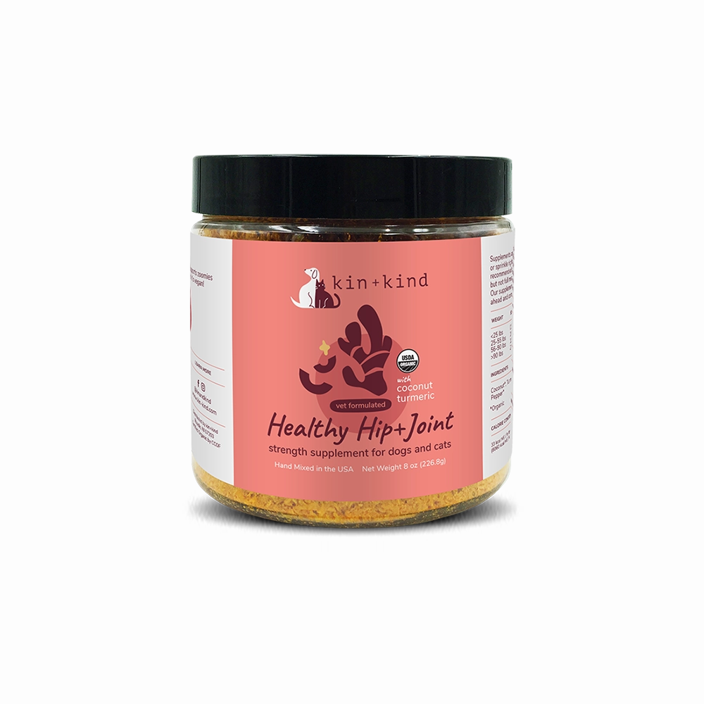 Kin   Kind Dog & Cat Supplement Healthy Hip   Joint 8oz