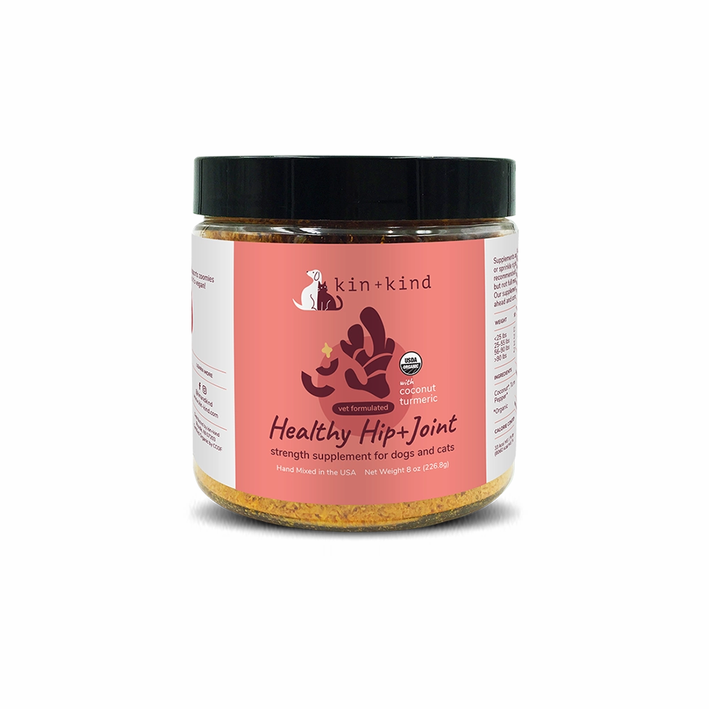 Kin   Kind Dog & Cat Supplement Healthy Hip   Joint 8oz