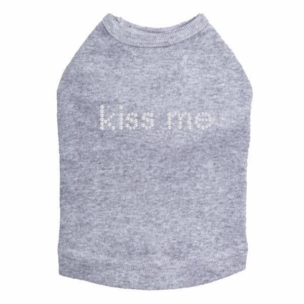 Kiss Me Rhinestone Dog Tank