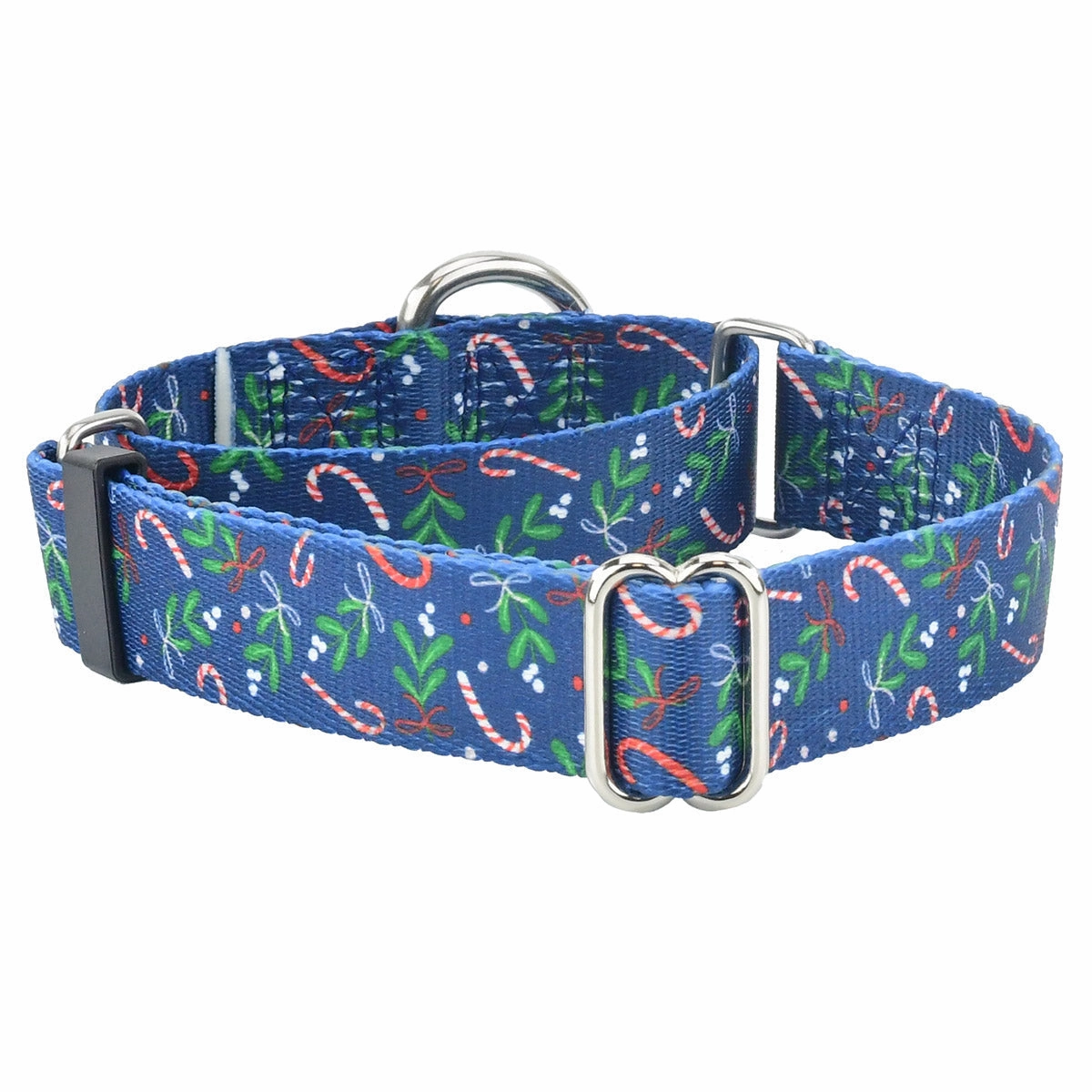 Kiss The Dog Christmas Holiday EarthStyle Dog Collar