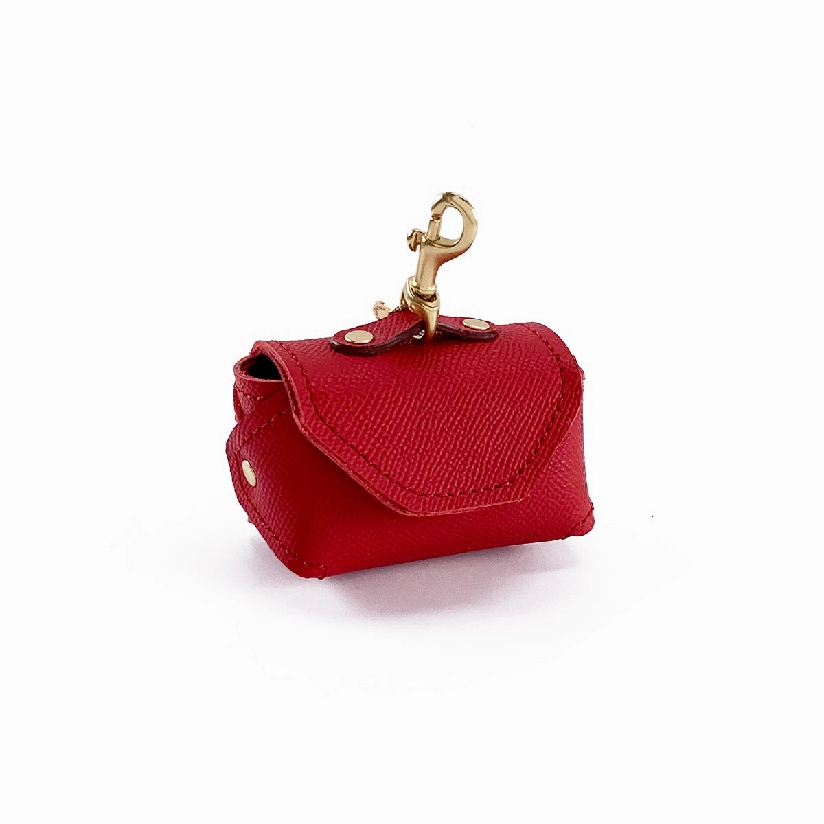 Lambert Classic Leather Dog Poop Pouch Cayenne