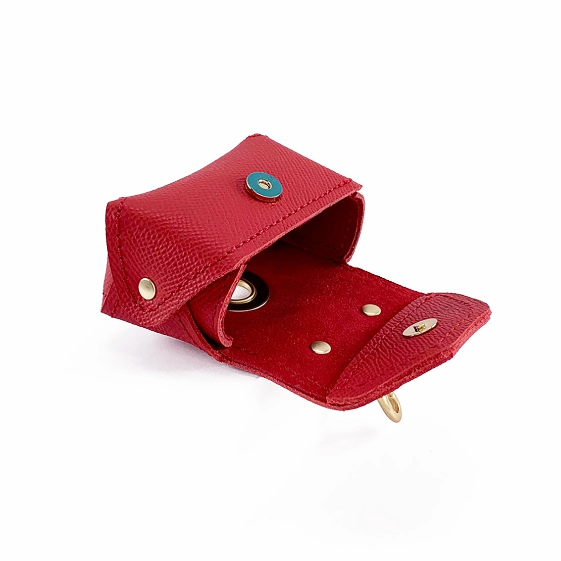 Lambert Classic Leather Dog Poop Pouch Cayenne