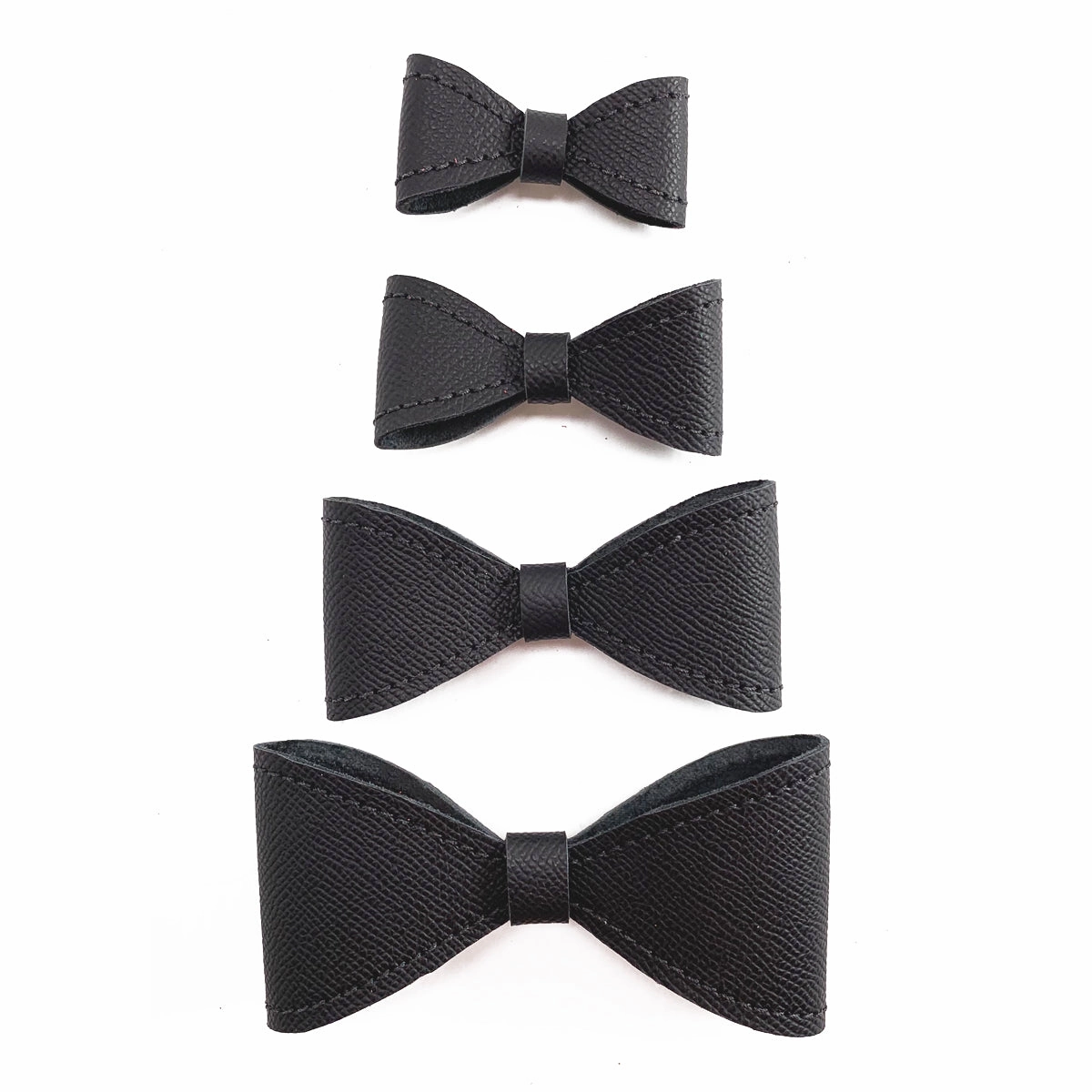 Lambert Leather Onyx Alex Dog Bow Tie Slider