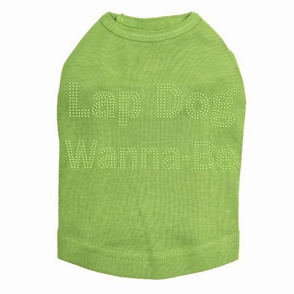 Lap Dog Wanna-Be Rhinestone Dog Tank