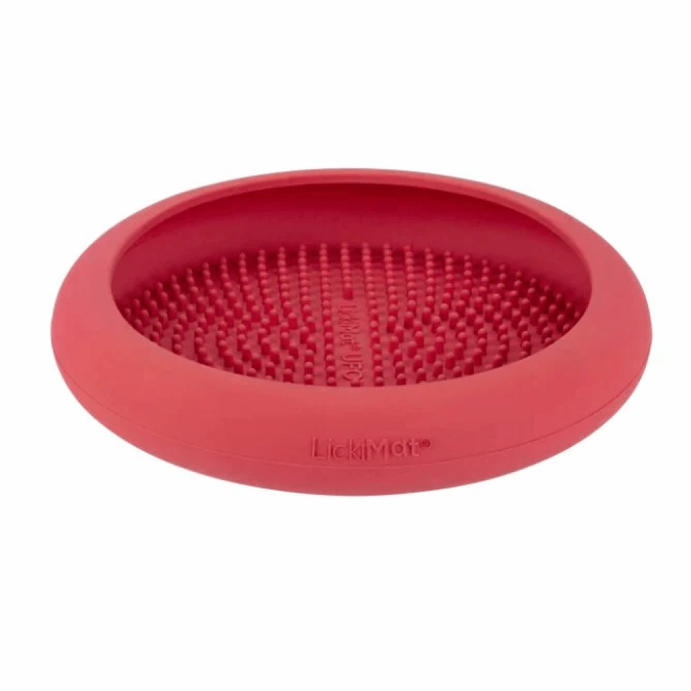 LickiMat UFO Slow Feeder for Dogs (Pink)