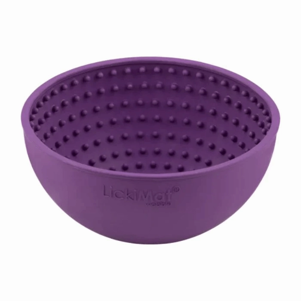 LickiMat Wobble Slow Feeder for Dogs (Purple)