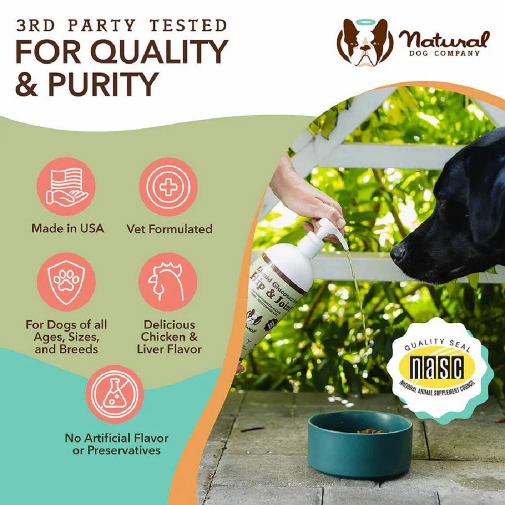 Liquid Glucosamine Hip & joint Oil Food Supplement for Dogs