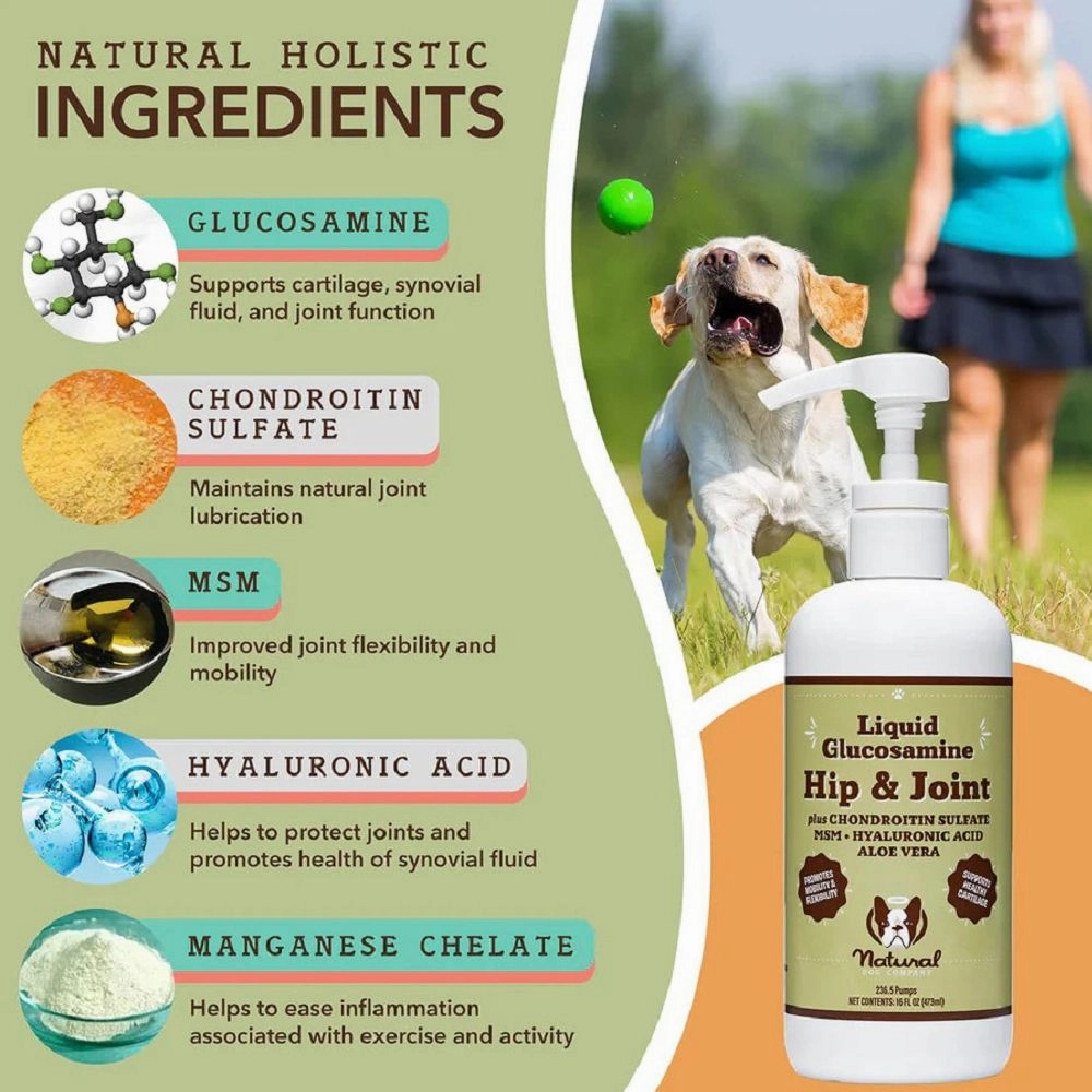 Liquid Glucosamine Hip & joint Oil Food Supplement for Dogs