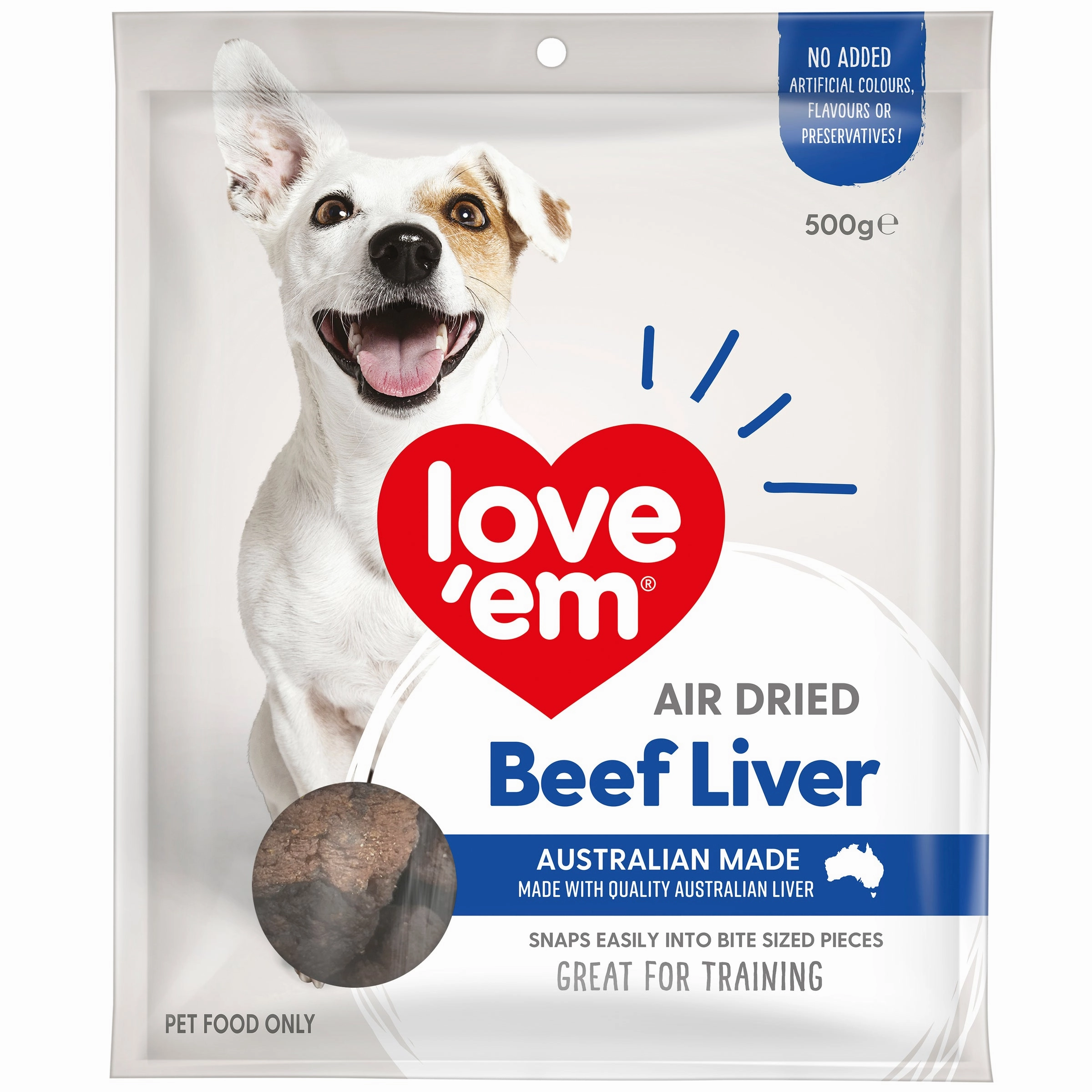 love em - Beef Liver Air Dried Dog Treat