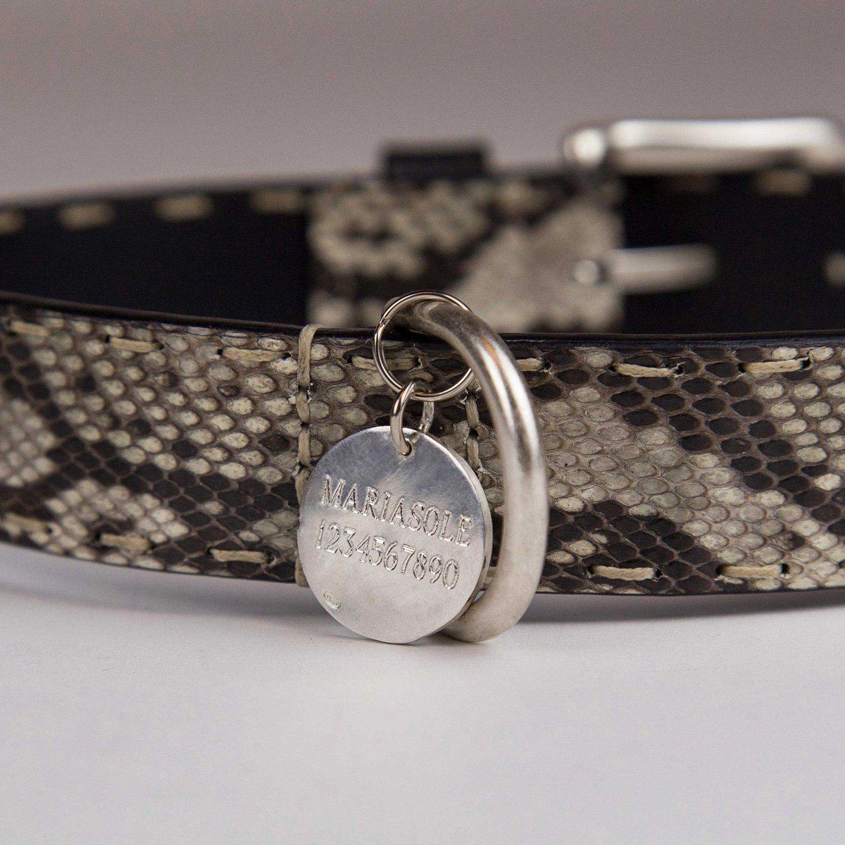 Margaret Sterling Silver Dog ID Tag