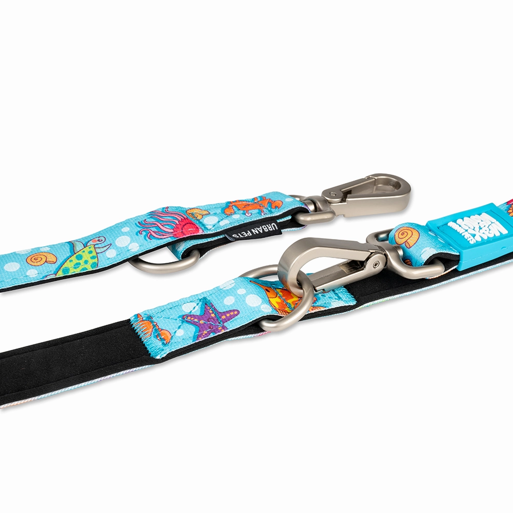 Max & Molly Blue Ocean Multi-Function Leash for Dogs (Blue)