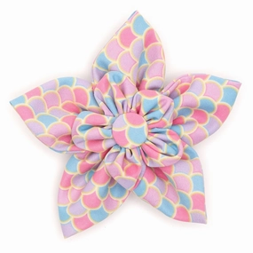Mermaid Dog Collar Flower