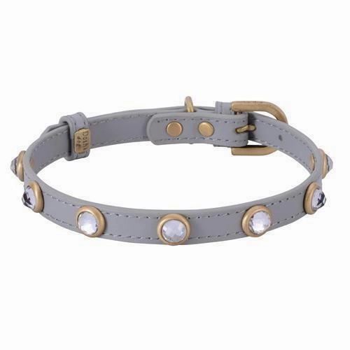 Mini Diamond Grey Dog Collar