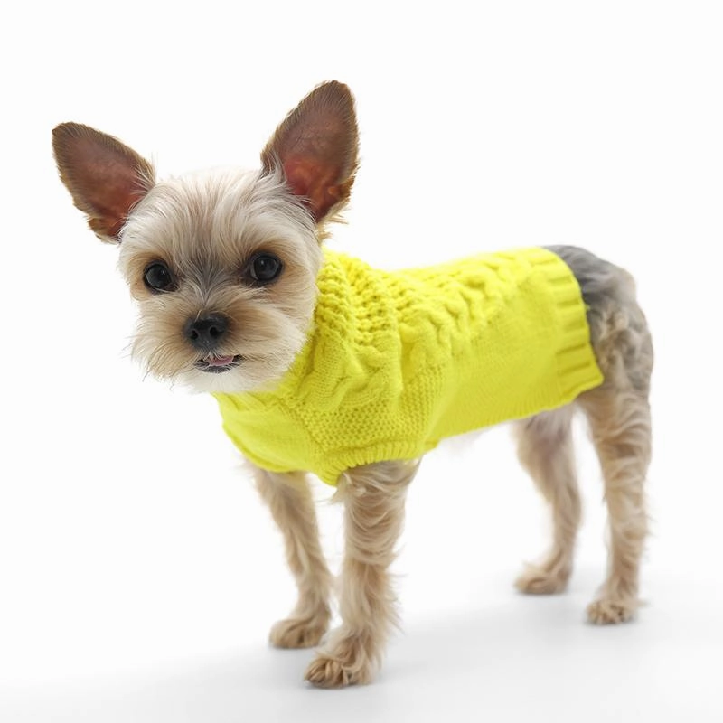 Mix Knit Dog Sweater XS