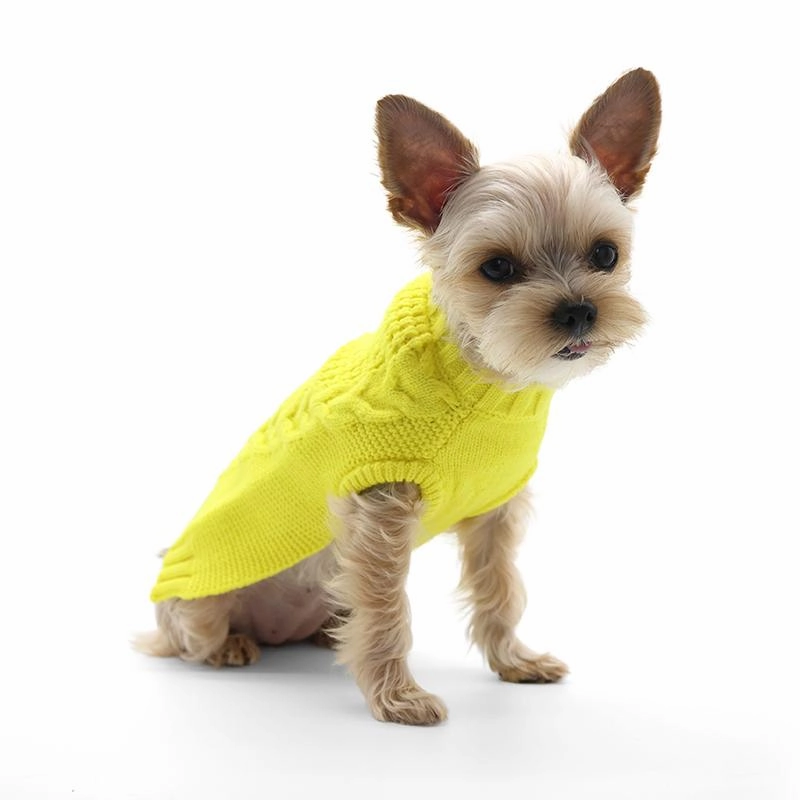 Mix Knit Dog Sweater XS