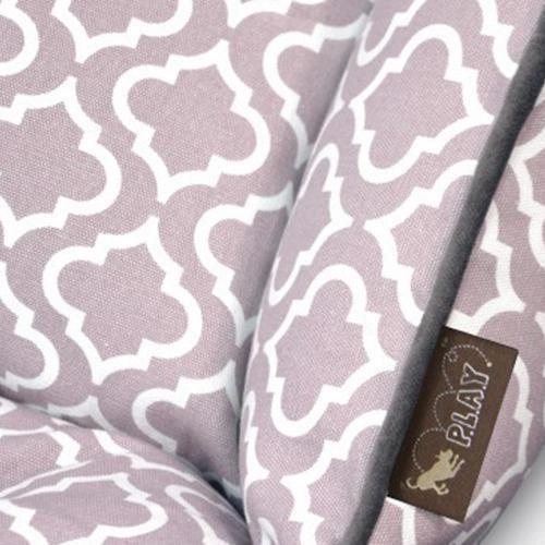 Moroccan Lounge Dog Bed Ash Grey