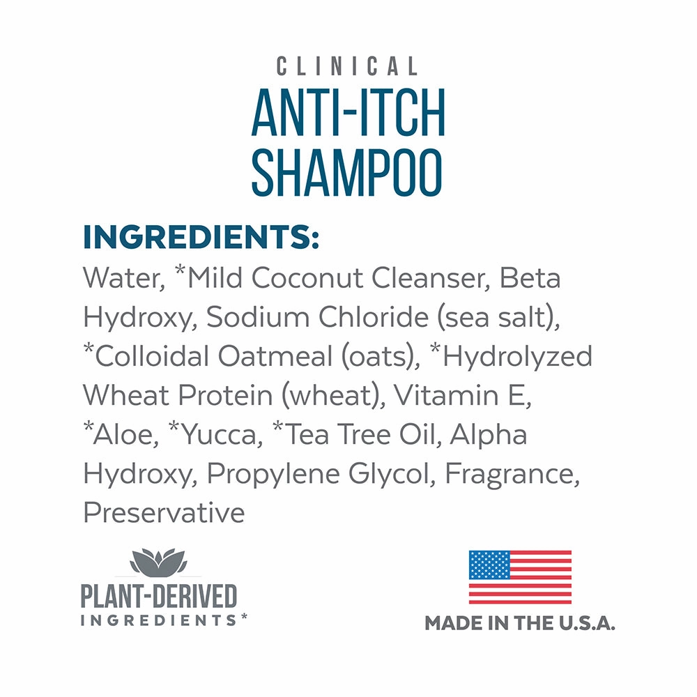 Naturel Promise Dogs & Cats Clinic   Aid Anti-Itch Shampoo 16oz