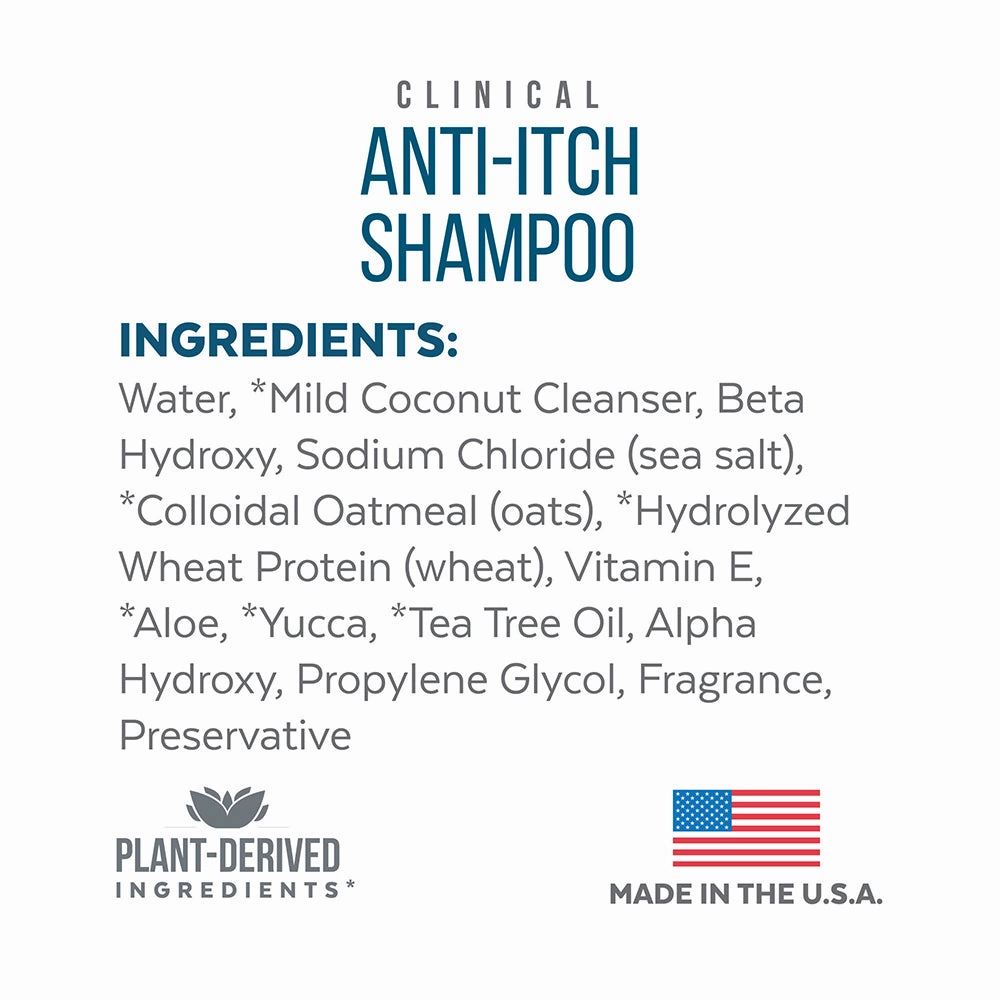 Naturel Promise Dogs & Cats Clinic   Aid Anti-Itch Shampoo 16oz