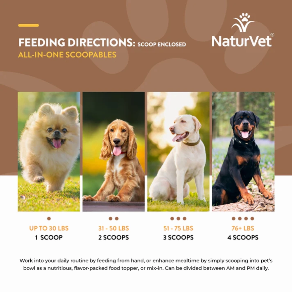 NaturVet Dog All-In-One Daily Essentials Scoopables 11oz
