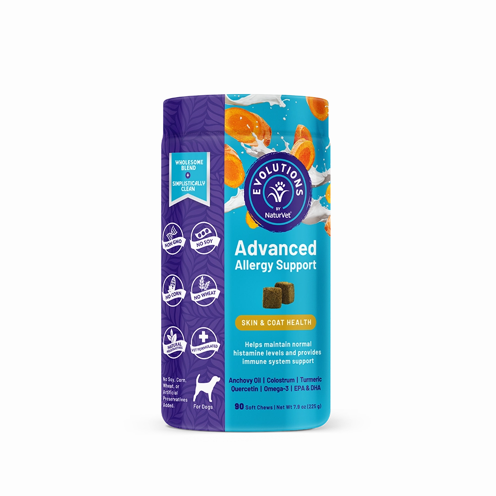 NaturVet Evolutions Advanced Allergy Support Soft Chews for Dogs 90cts