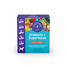 NaturVet Evolutions Probiotic Superfoods Digestive Powder for Dogs 30sachets