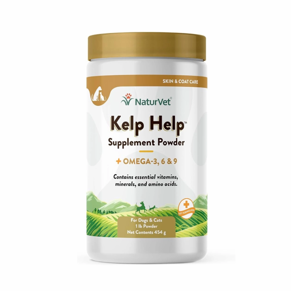 NaturVet Kelp Help Supplement Powder Plus Omegas 454g